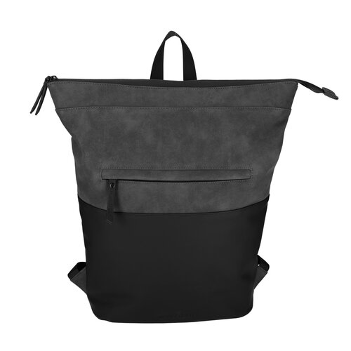 Norlander Norlander PU Backpack Napolitana Black 27x15.5x40.5cm Norlander Norlander PU Backpack Napolitana Black 27x15.5x40.5cm