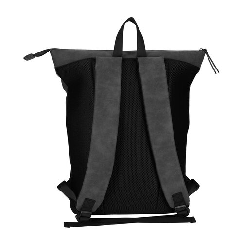 Norlander Norlander PU Backpack Napolitana Black 27x15.5x40.5cm Norlander Norlander PU Backpack Napolitana Black 27x15.5x40.5cm
