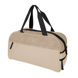 Norlander Norlander PU Sac de sport rétro Napolitana Taupe 49x24.5x27.5cm