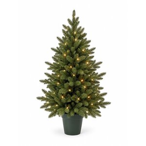 XMS-Trees Albero di Natale artificiale XMS-Trees da 105 cm in vaso - con LED inclusi XMS-Trees Albero di Natale artificiale XMS-Trees da 105 cm in vaso - con LED inclusi