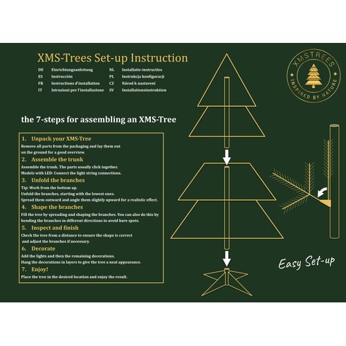 XMS-Trees Albero di Natale artificiale XMS-Trees Jasper H360 x Ø205 cm - include LED - Aspetto naturale e folto - Ignifugo XMS-Trees Albero di Natale artificiale XMS-Trees Jasper H360 x Ø205 cm - include LED - Aspetto naturale e folto - Ignifugo