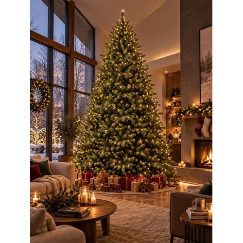 XMS-Trees Albero di Natale artificiale XMS-Trees Jasper H360 x Ø205 cm - include LED - Aspetto naturale e folto - Ignifugo XMS-Trees Albero di Natale artificiale XMS-Trees Jasper H360 x Ø205 cm - include LED - Aspetto naturale e folto - Ignifugo