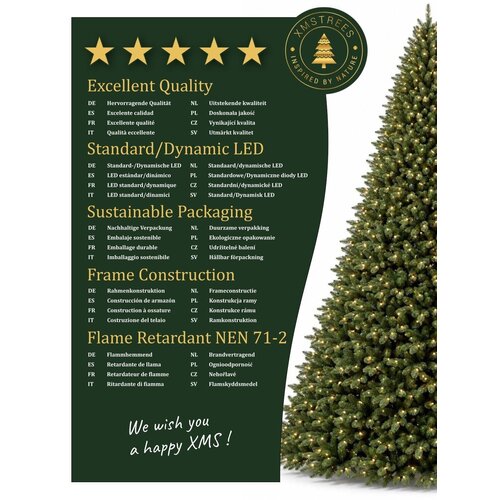 XMS-Trees XMS-Trees Gigantische Kunstkerstboom Alberta H1000 x Ø450 cm - inclusief LED - Brandvertragend XMS-Trees XMS-Trees Gigantische Kunstkerstboom Alberta H1000 x Ø450 cm - inclusief LED - Brandvertragend