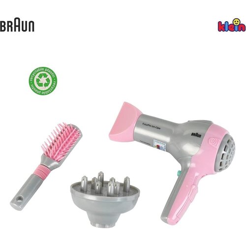 Theo Klein Braun Speelgoed Haardroger Set