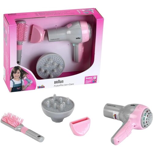 Theo Klein Braun Speelgoed Haardroger Set