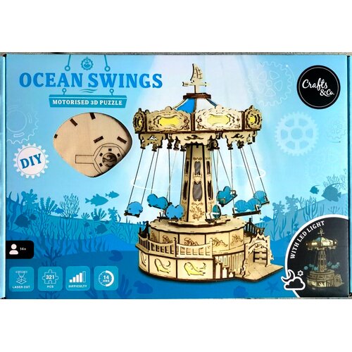 Crafts & Co Ocean Swings Motorisiertes 3D-Puzzle Crafts & Co Ocean Swings Motorisiertes 3D-Puzzle