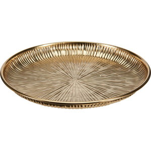 Home & Styling Metal Counterplate Gold Ø39cm