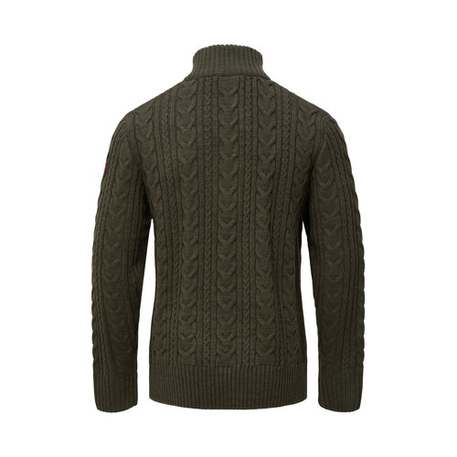 Nordberg Nordberg Kol Sweater Halve Rits Heren Army