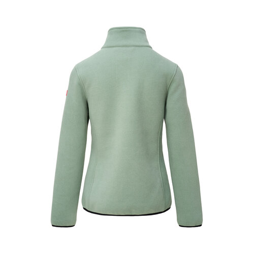 Nordberg Cardigan in pile Nordberg Agnes da donna, colore verde alle erbe Nordberg Cardigan in pile Nordberg Agnes da donna, colore verde alle erbe