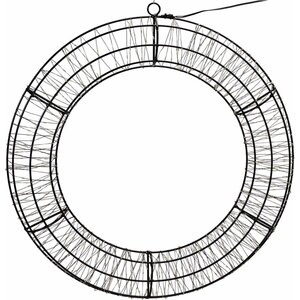 Anello a LED per ghirlanda natalizia, luce bianca calda ambrata, Ø50 cm Anello a LED per ghirlanda natalizia, luce bianca calda ambrata, Ø50 cm
