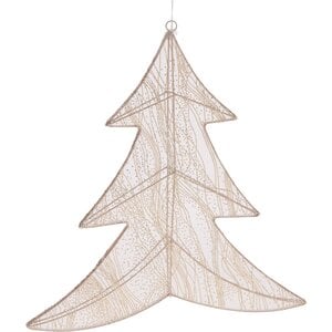 Verlichte Kerstboom Goud 260x LED 53x56 cm Verlichte Kerstboom Goud 260x LED 53x56 cm