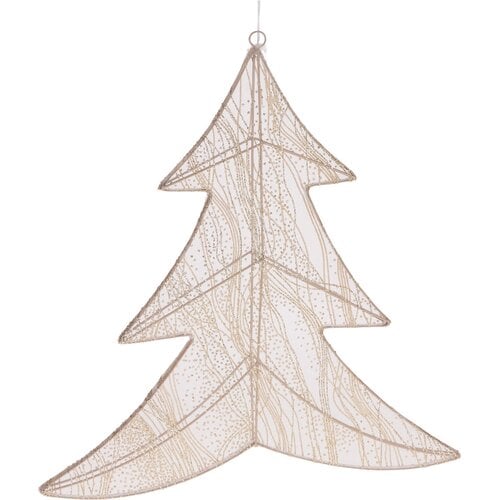 Verlichte Kerstboom Goud 260x LED 53x56 cm Verlichte Kerstboom Goud 260x LED 53x56 cm