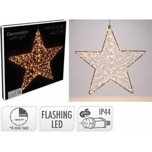 LED Ster Goud Ø56 cm LED Ster Goud Ø56 cm
