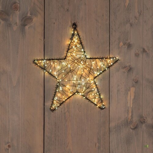 Estrella LED plateada Ø36 cm Estrella LED plateada Ø36 cm