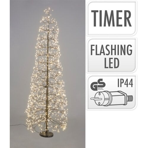 Verlichte Boom Zwart 180 cm Verlichte Boom Zwart 180 cm