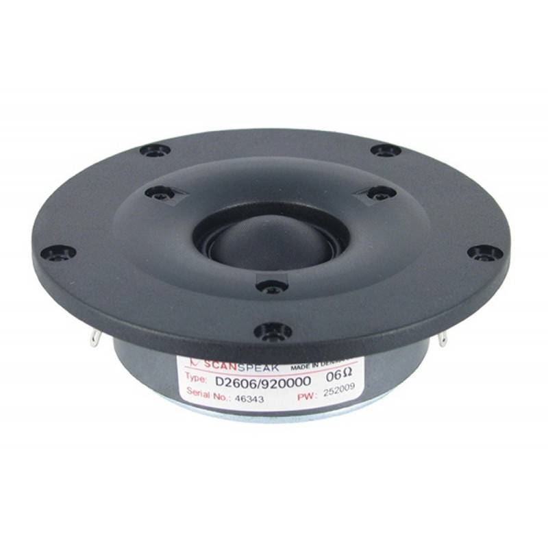 Discovery D2606/920000 1" Coated Textile Dome Tweeter