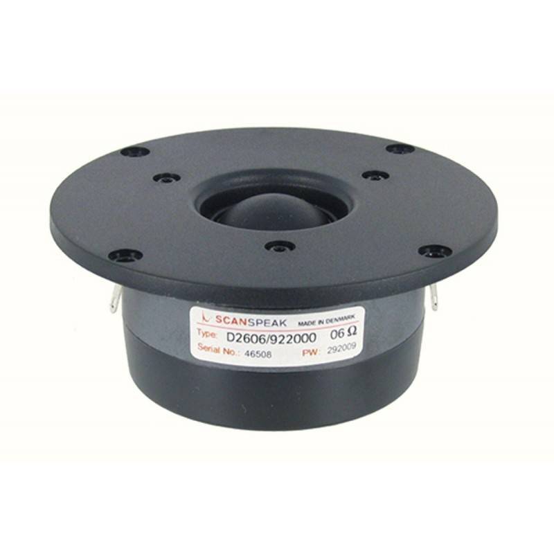 Discovery D2606/922000 1" Coated Textile Dome Tweeter