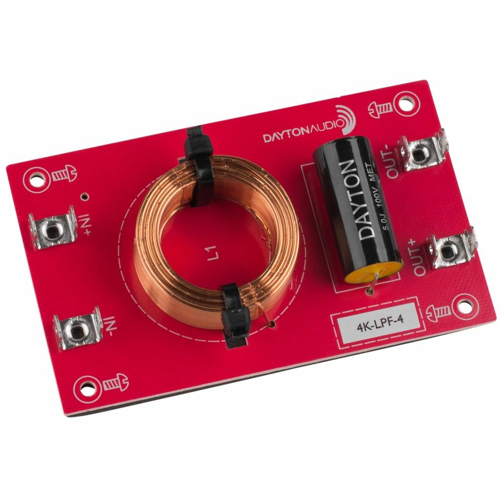 Low Pass Speaker Crossover 12 dB/Octave, 4 Ohm