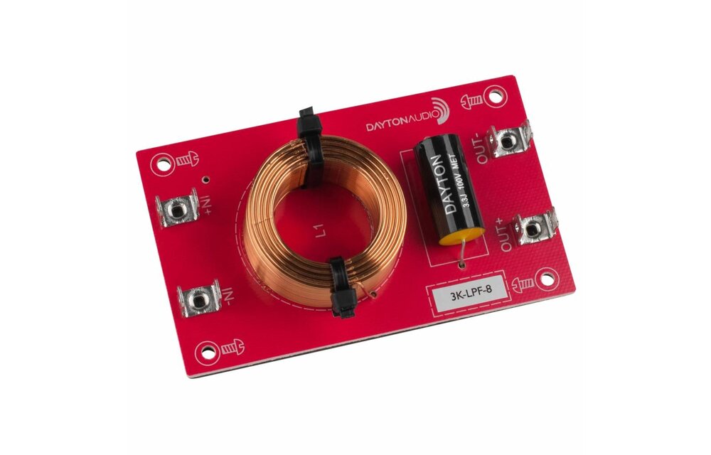 Low Pass Speaker Crossover 12 dB/Octave, 8 Ohm