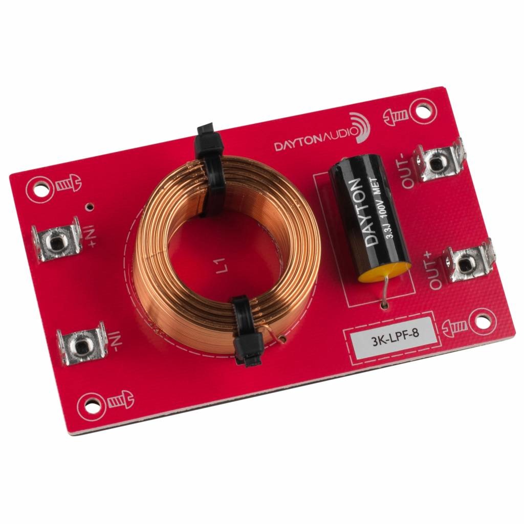 Low Pass Speaker Crossover 12 dB/Octave, 8 Ohm