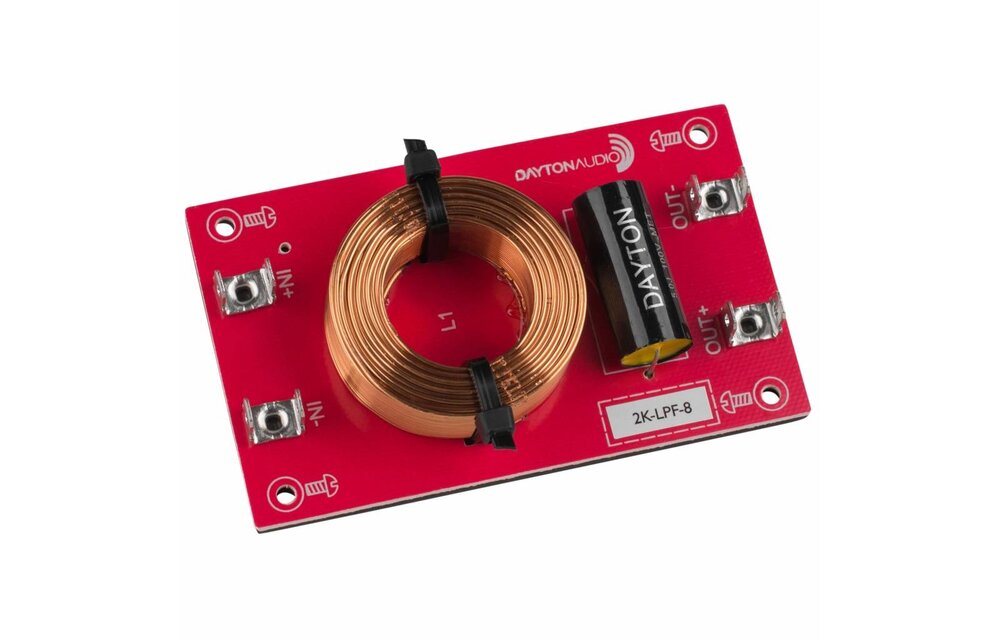Low Pass Speaker Crossover 12 dB/Octave, 8 Ohm