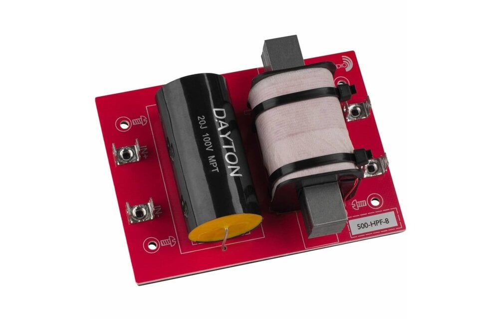 High Pass Speaker Crossover 12 dB/Octave, 8 Ohm