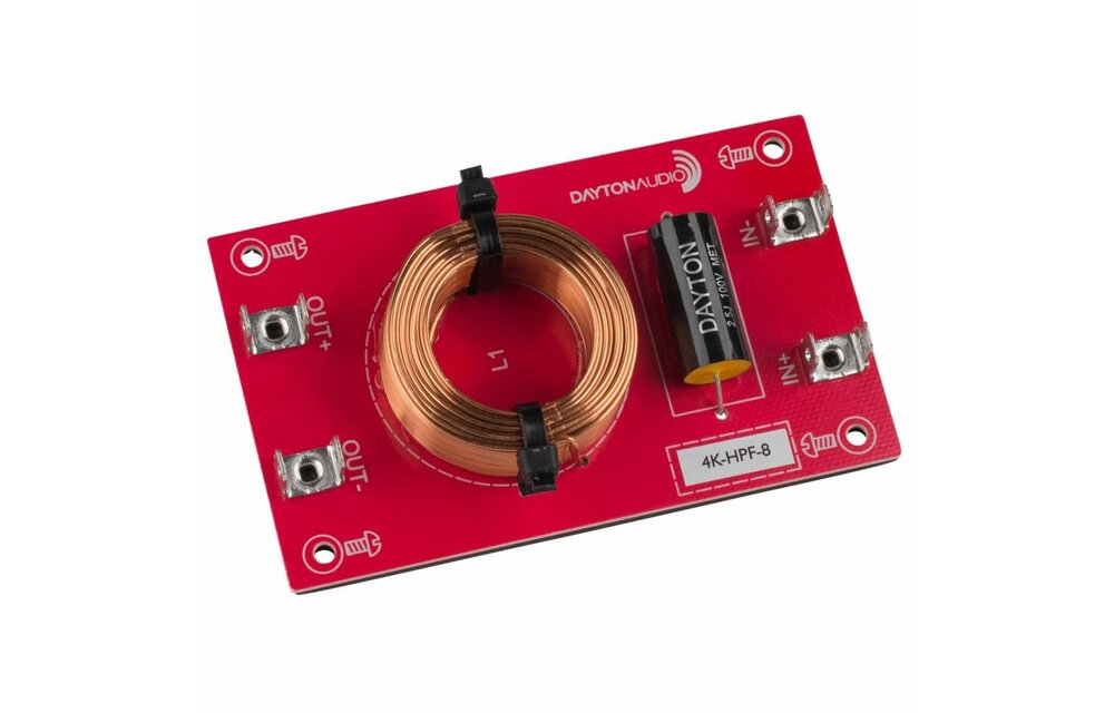 High Pass Speaker Crossover 12 dB/Octave, 8 Ohm