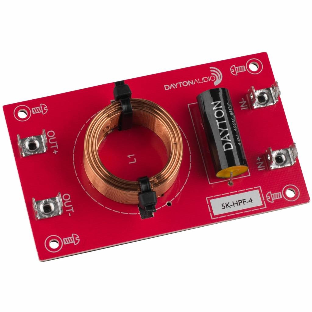 High Pass Speaker Crossover 12 dB/Octave, 4 Ohm