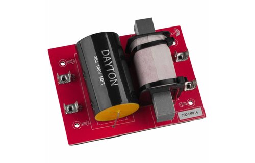 High Pass Speaker Crossover 12 dB/Octave, 4 Ohm