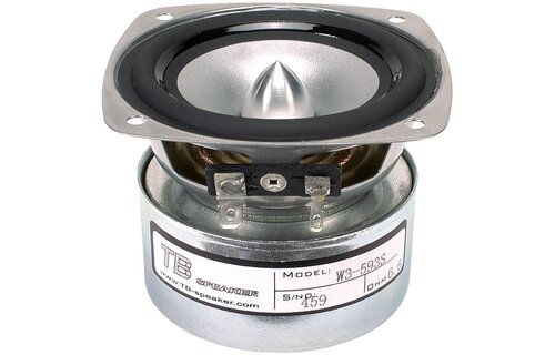 W3-593SF 3" Full Range Silver Cone Driver