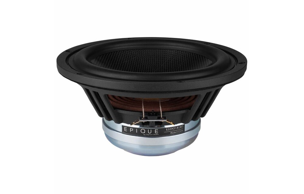 Epique E220CF-8 8" Carbon Fiber Cone Neodymium Driver 8 Ohm