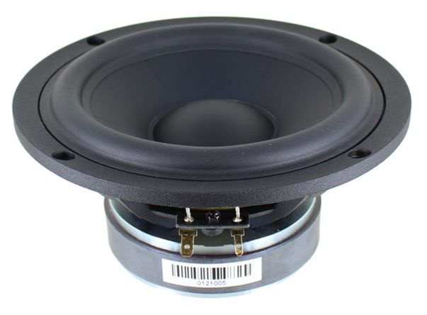 SB17NBAC35-8 6" Black Aluminum Cone Woofer