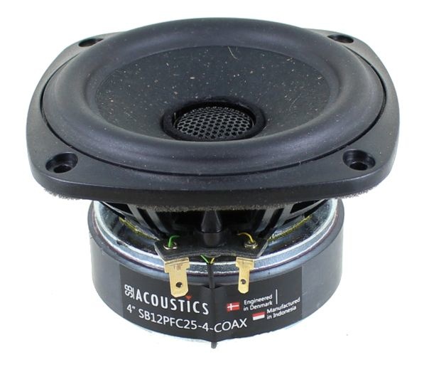SB12PFC25-4-COAX 4" Coaxial Midwoofer