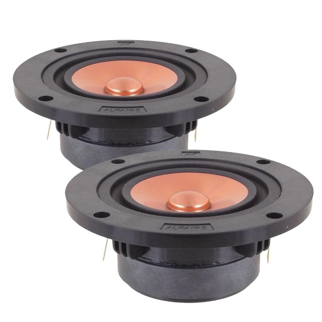 Alpair-5 2nd gen 3" Full Range Aluminium Woofer Matched Pair