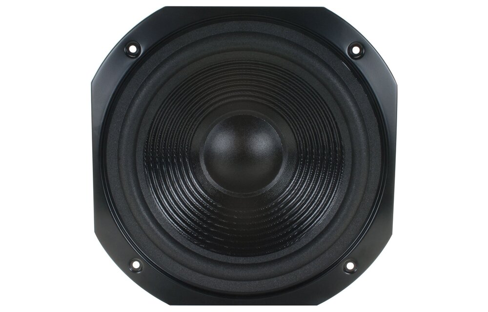 10SFPC-B 10" Square Frame Paper Cone Woofer Black