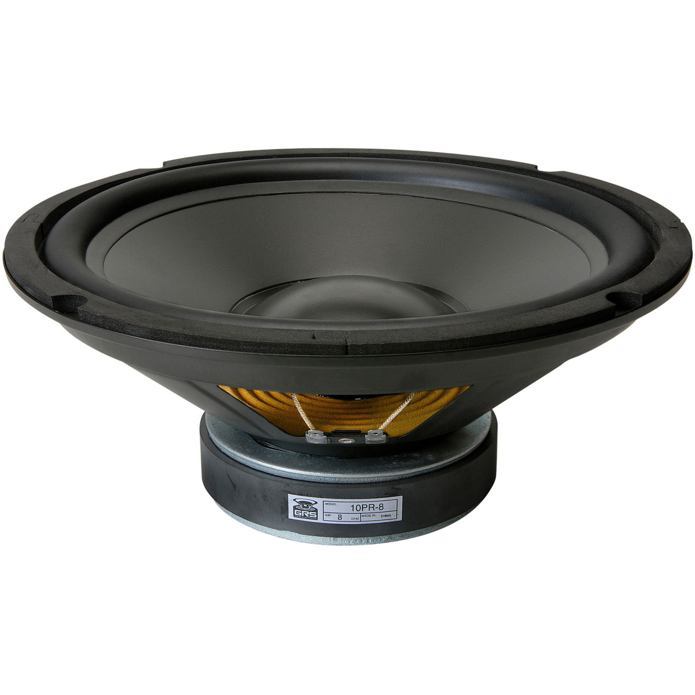 10PR-8 10" Poly Cone Rubber Surround Woofer