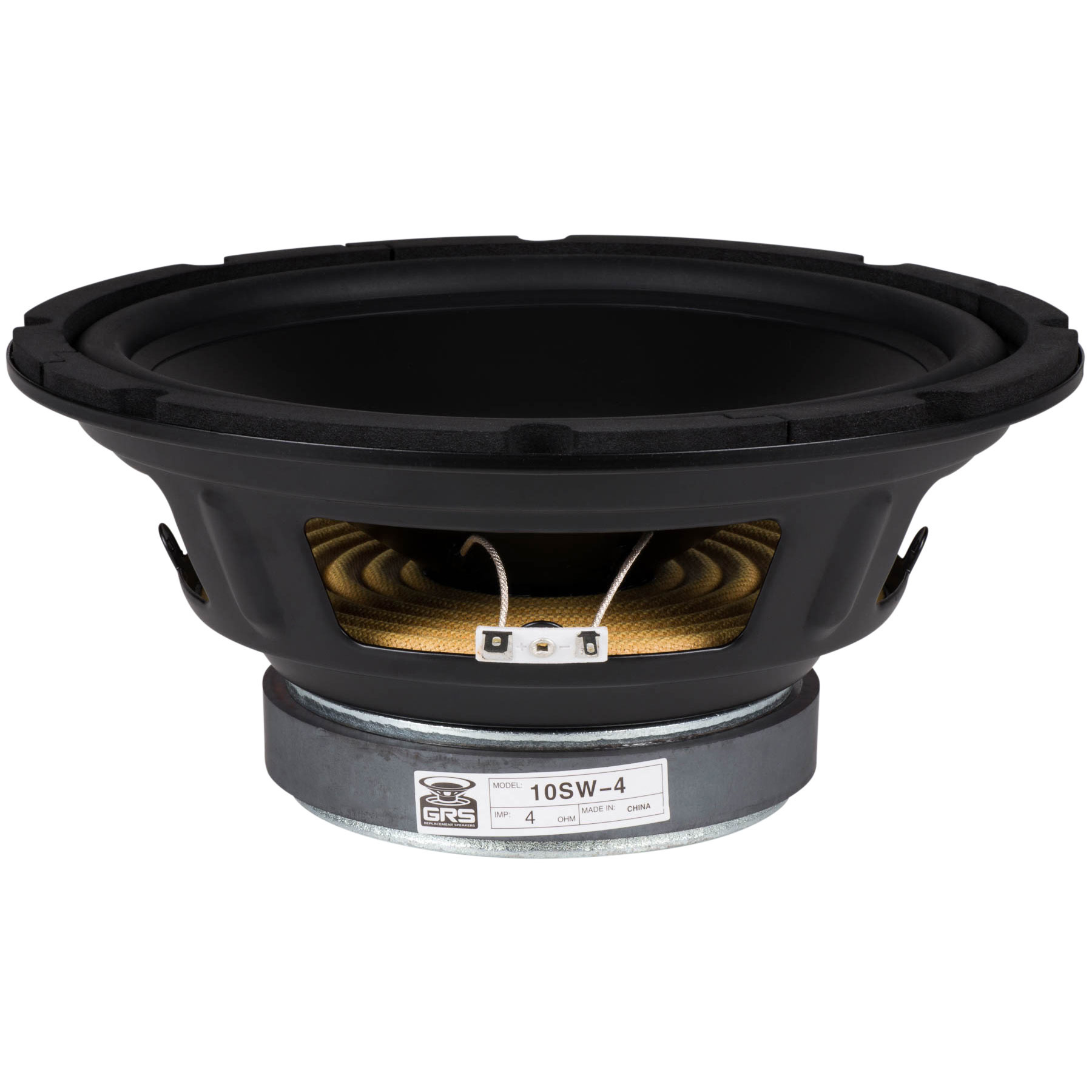 10SW-4 10" Poly Cone Subwoofer 4 Ohm