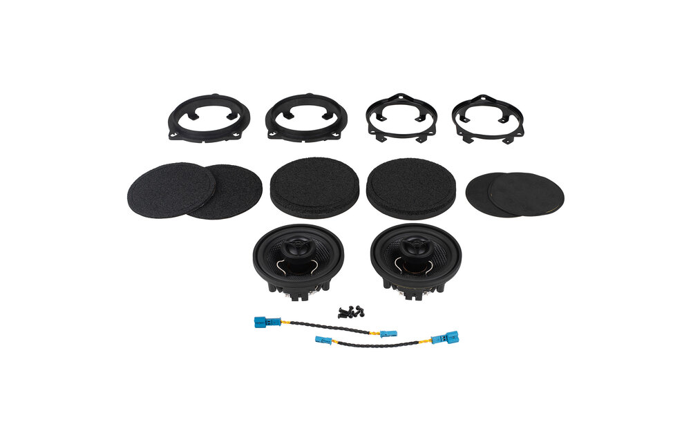 B100C-4 ASD Series 4" Glass Fiber Cone Coaxial Speaker Pair Upgrade Kit for Select BMW Models