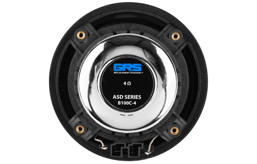B100C-4 ASD Series 4" Glass Fiber Cone Coaxial Speaker Pair Upgrade Kit for Select BMW Models