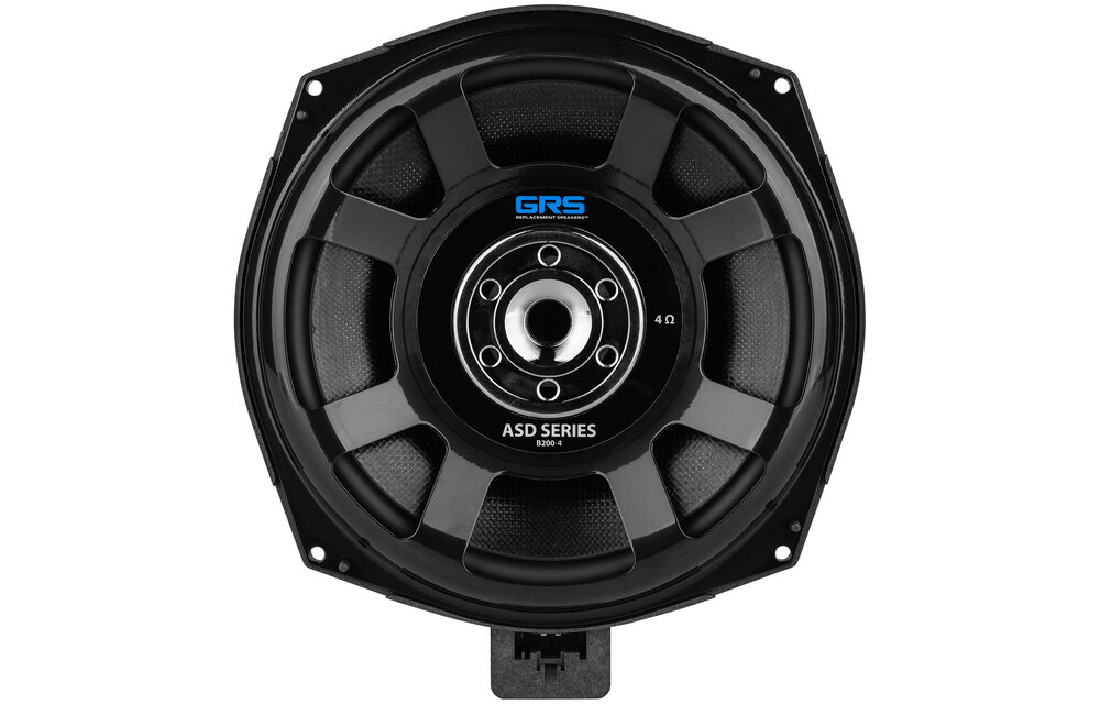 B200-4 ASD Series 8" Glass Fiber Subwoofer Speaker Pair Upgrade Kit for Select BMW Models 4 Ohms