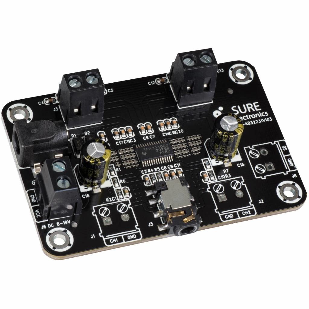 AA-AB32231 2x8W at 4 Ohm Class-D Audio Amplifier Board - TPA3110