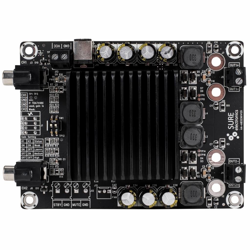 AA-AB32165 2x25W 6 Ohm TDA7492 Class-D Audio Amplifier Board