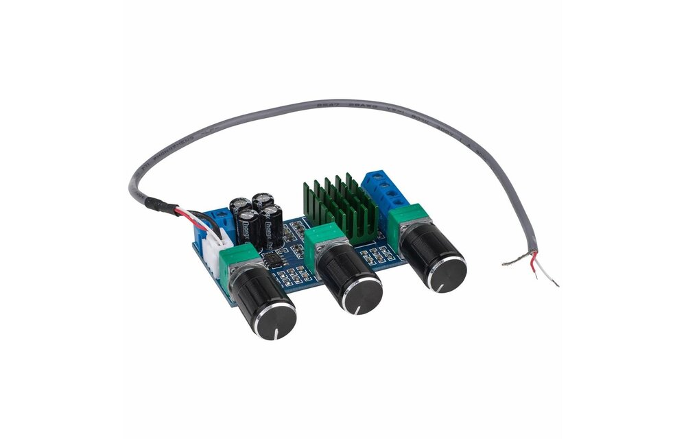 2 x 50W Class D Stereo Amplifier Board with Volume and Tone Controls - TPA3116D2