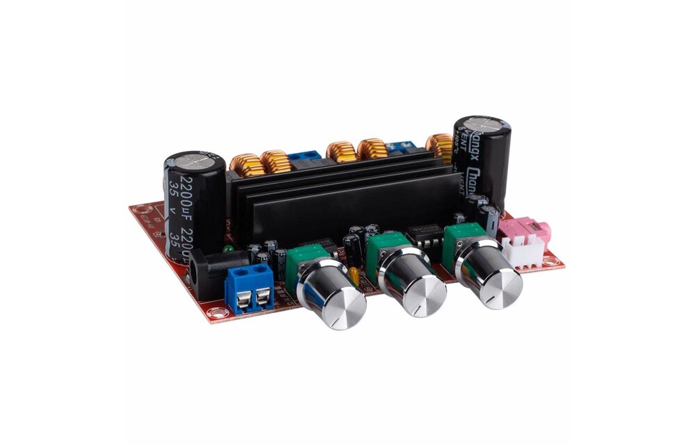 2 x 50W + 100W Class D 2.1 Amplifier Board with Volume Controls - TPA3116D2