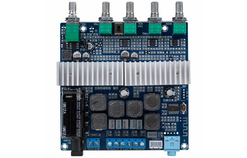 TPA3116D2.1-BT 2 x 50W + 100W Class D 2.1 Bluetooth 5.0 Amplifier Board with Filter and Volume Controls