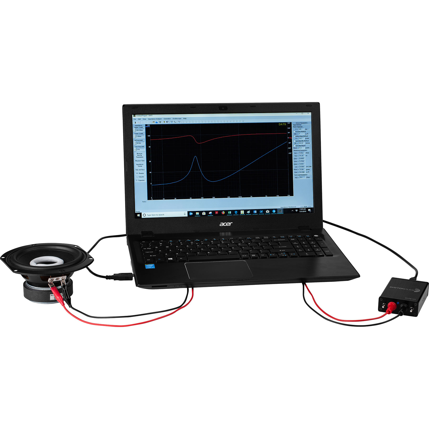 Dayton Audio DATS V3 Meetsysteem