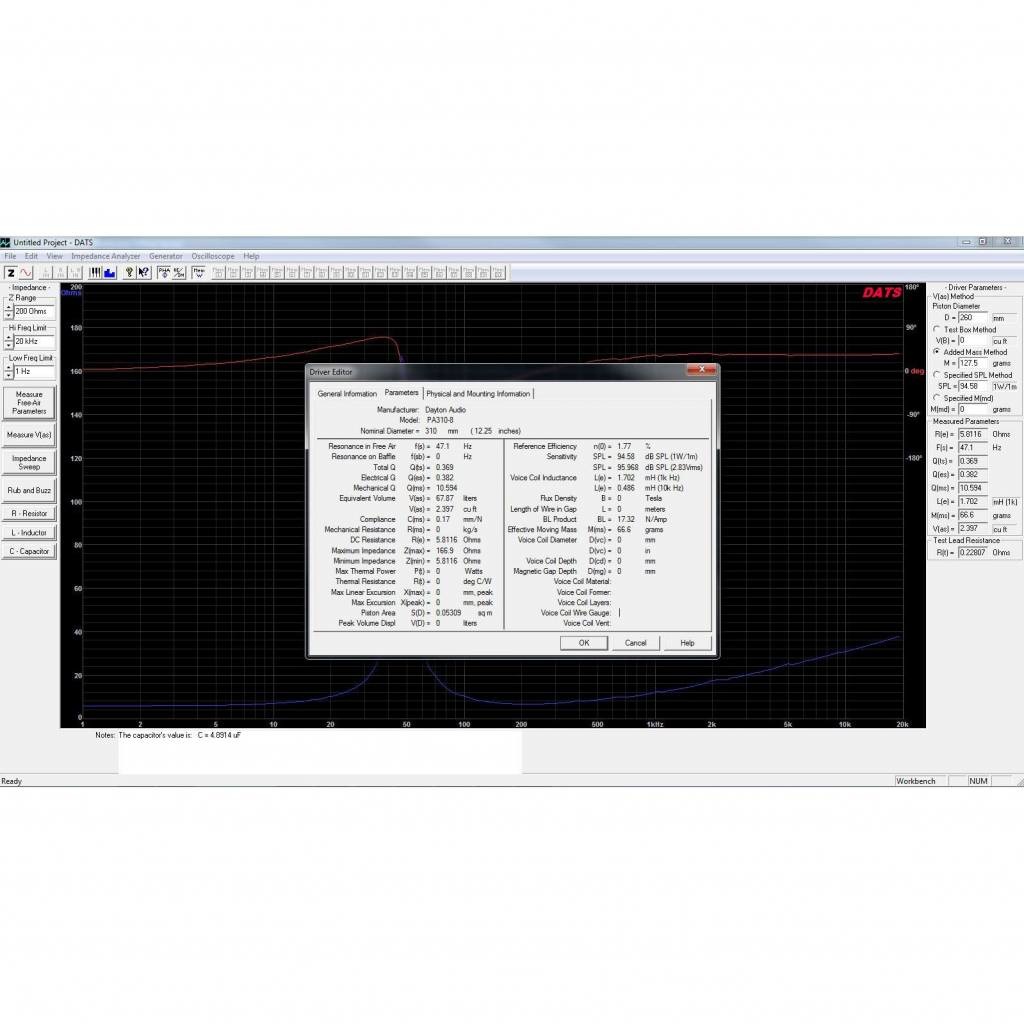 Dayton Audio DATS V3 Computer Based Audio Component Test System