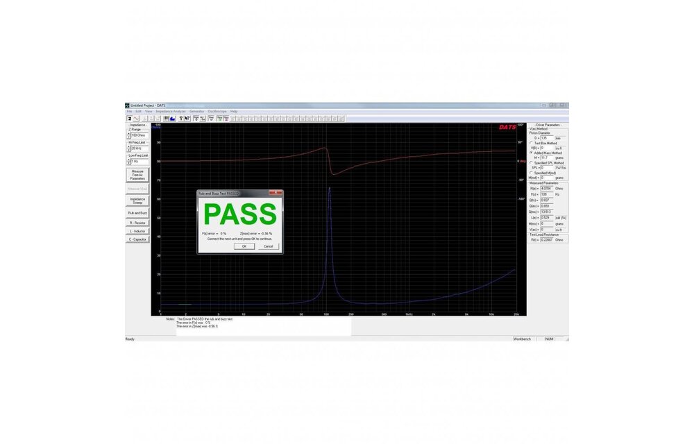 Dayton Audio DATS V3 Computerbasiertes Audiokomponenten-Testsystem