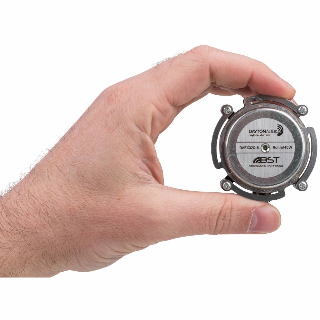 DAEX32Q-8 Dual Steel Spring Balanced 32mm Exciter 20W 8 Ohm