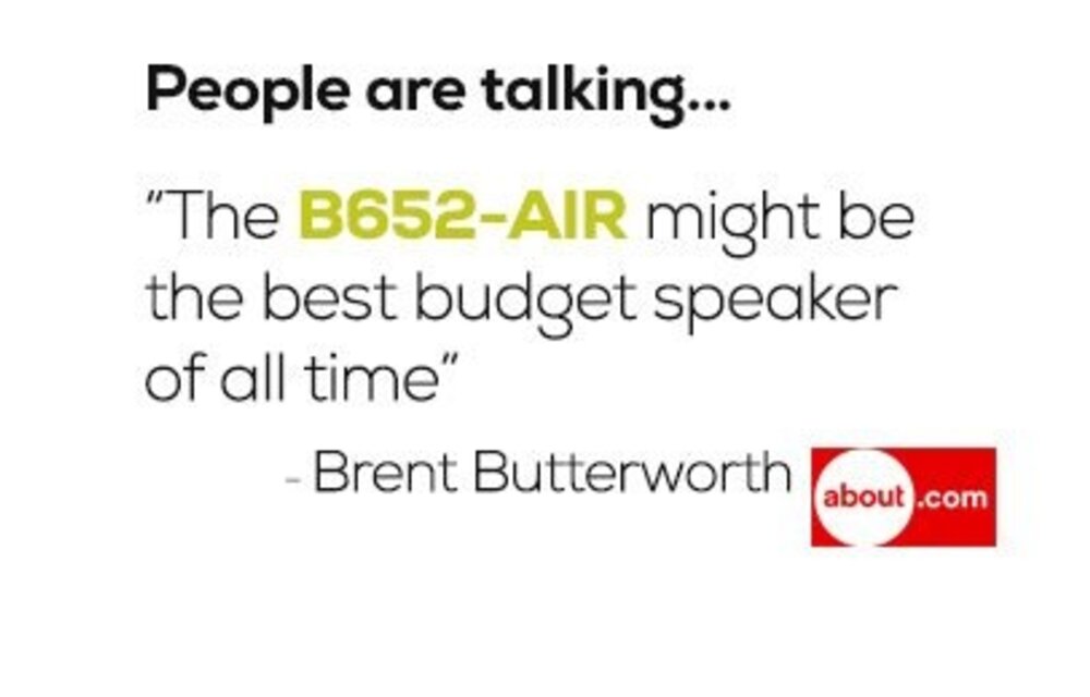 B652-AIR 6-1/2" 2-Way Bookshelf Speaker with AMT Tweeter Pair